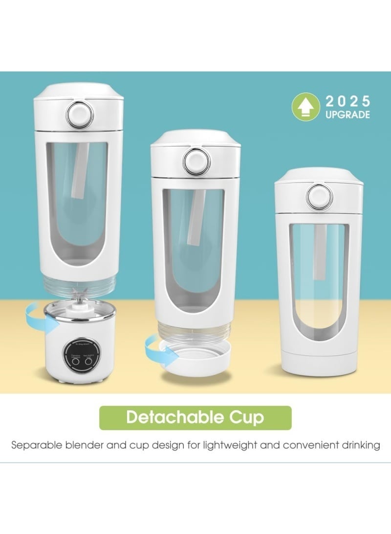 Gym & Travel Blender – 700ml USB-C Rechargeable Electric Blender for Protein Shakes, Smoothies & Juices with Leak-Proof Lid | Home & Office Use - Image 4